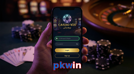 Main screen of Pkwin login page for PK players