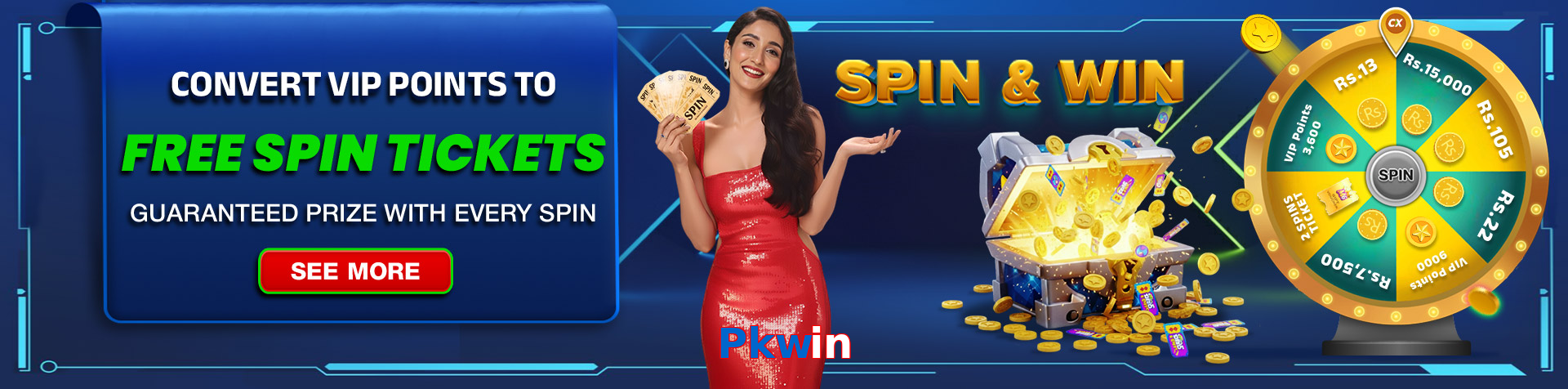 Main screen of Pkwin pk page for PK players